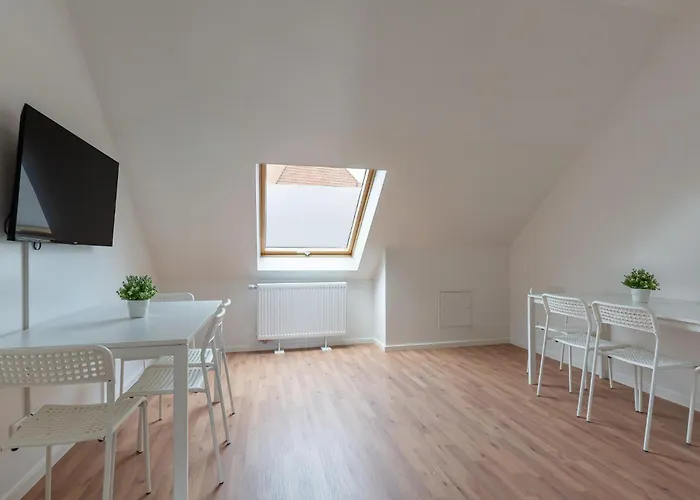 公寓 T&k - - Areal Goethe 4 Maisonetten Mit Privatparkplaetzen 杜伊斯堡